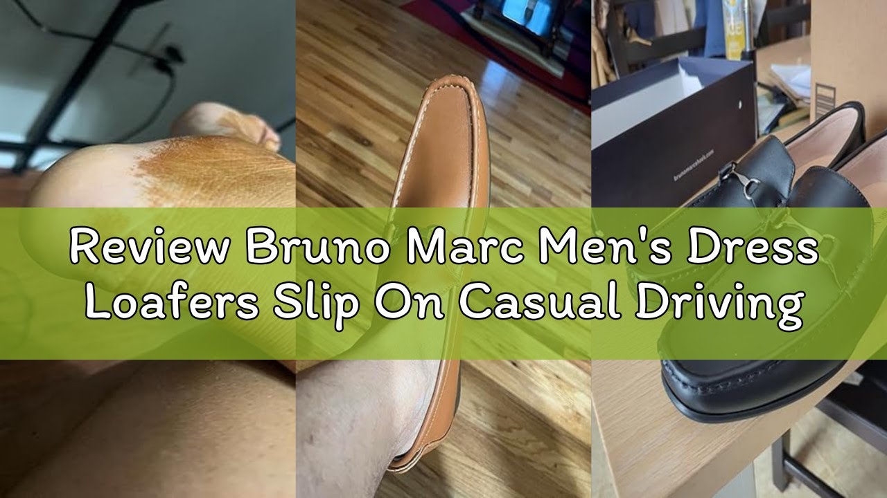 Review Bruno Marc Men's Dress Loafers Slip On Casual Driving Loafer