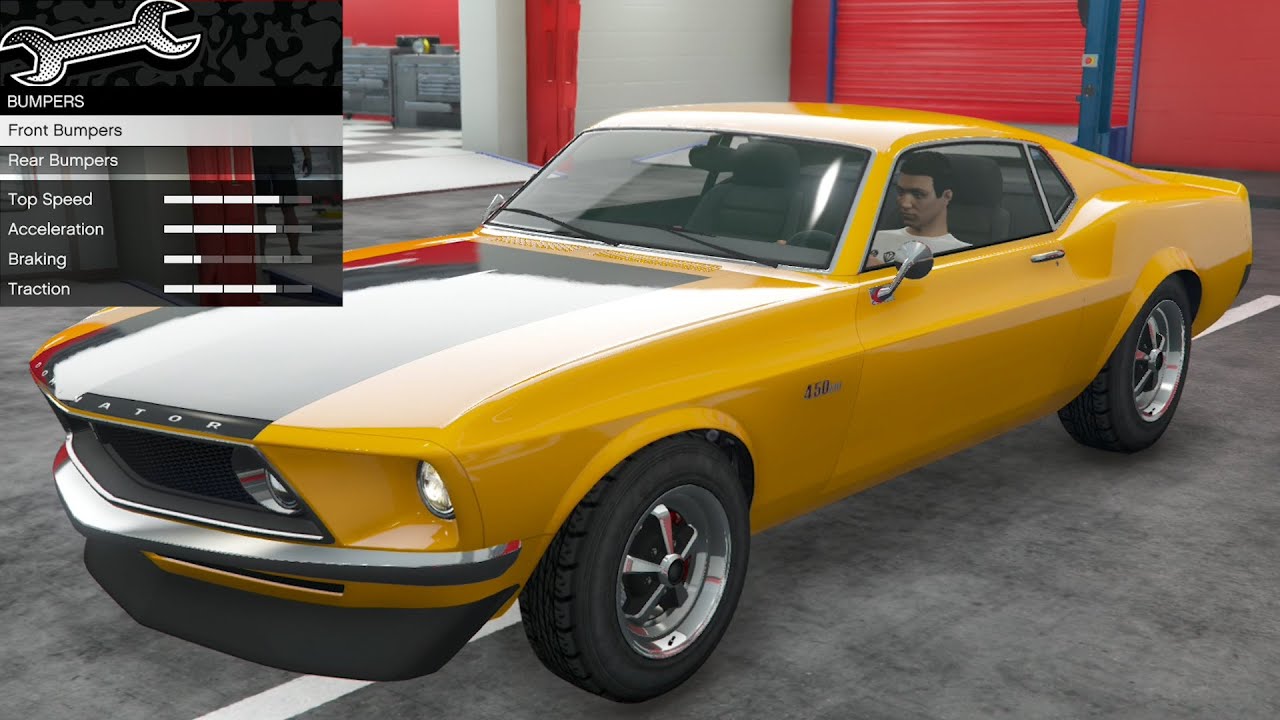 GTA 5 — DLC «Настройка транспортного средства» — Vapid Dominator GTT (Ford Mustang 1969 года)