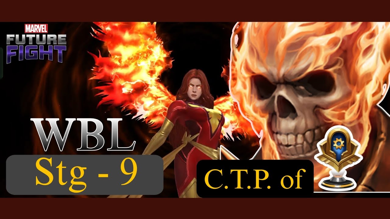Ghost Rider with C.T.P. of Judgement vs. Jean Grey 🔥 || WBL stg. 9 || Marvel Future Fight