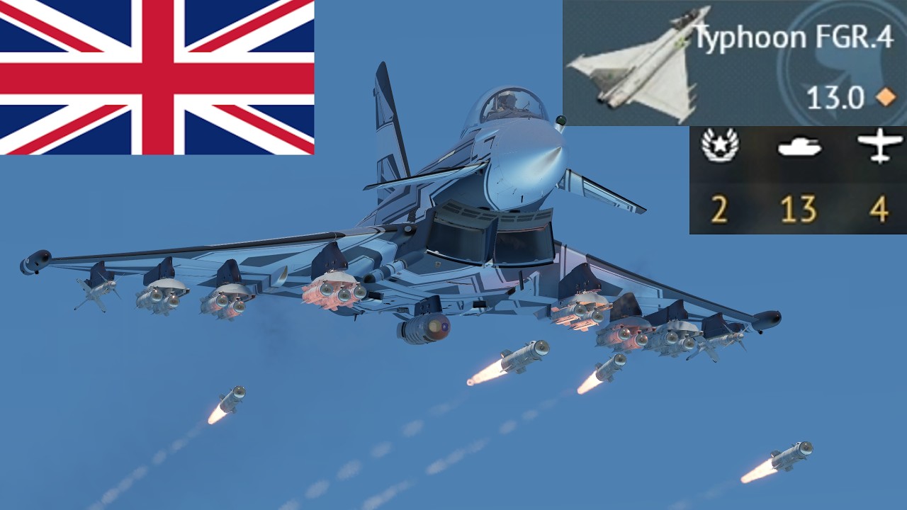 ЛУЧШИЙ БРИТАНСКИЙ CAS (Typhoon FGR.4 CAS)