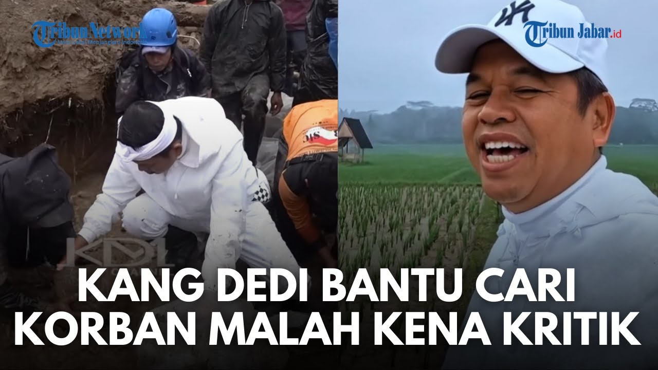 KDM SERANG BALIK KRITIKAN! Pemuda Beri Sindiran Ke KDM Gara-gara Ikut Angkat Korban Longsor Cisarua