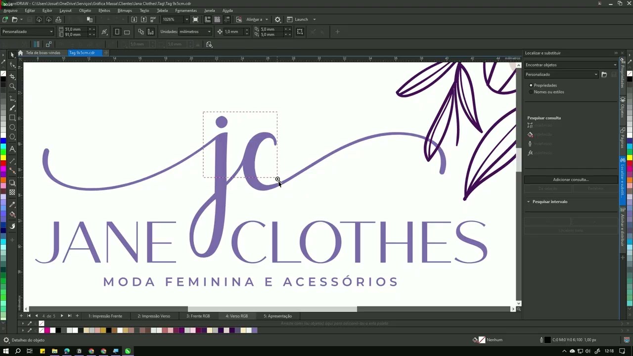 Como Mudar Todas as Cores de uma Vez no Corel Draw (Localizar e Substituir)