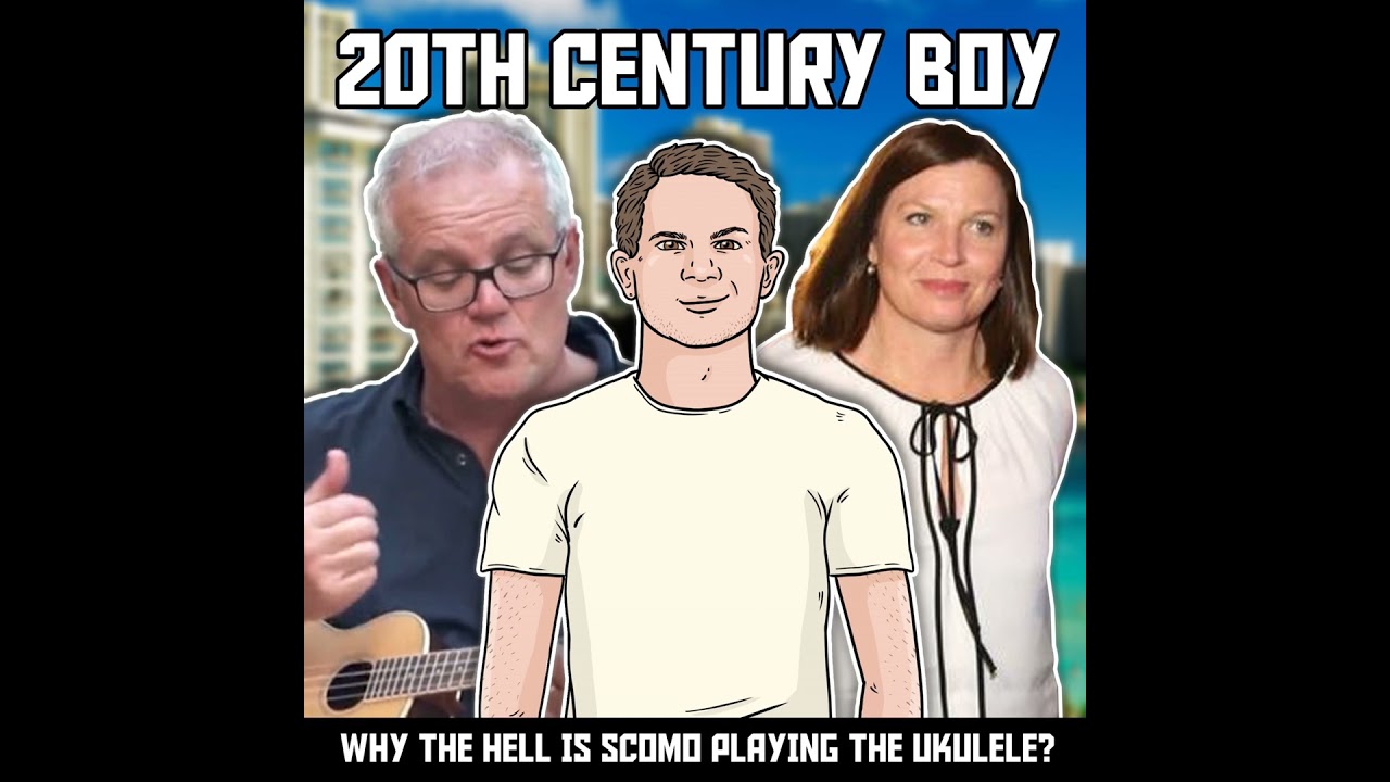 WHY THE HELL IS SCOTT MORRISON PLAYING THE UKELELE?
