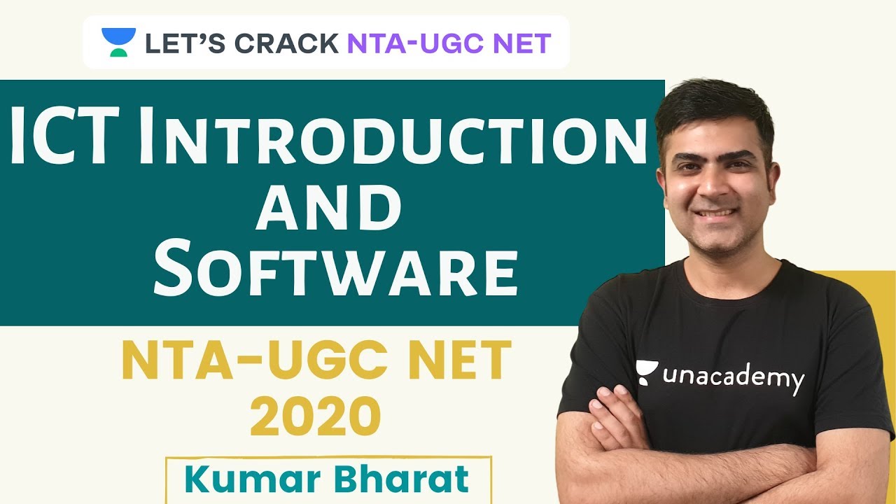 ICT Introduction and Software | NTA UGC NET Paper 1 | Bharat Kumar