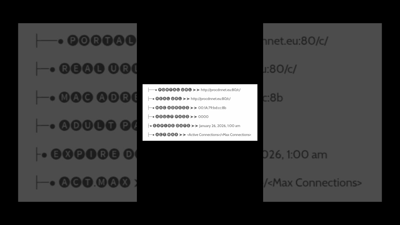 Free stbemu codes 2025. #stbemu #explore #iptv #viral #shorts