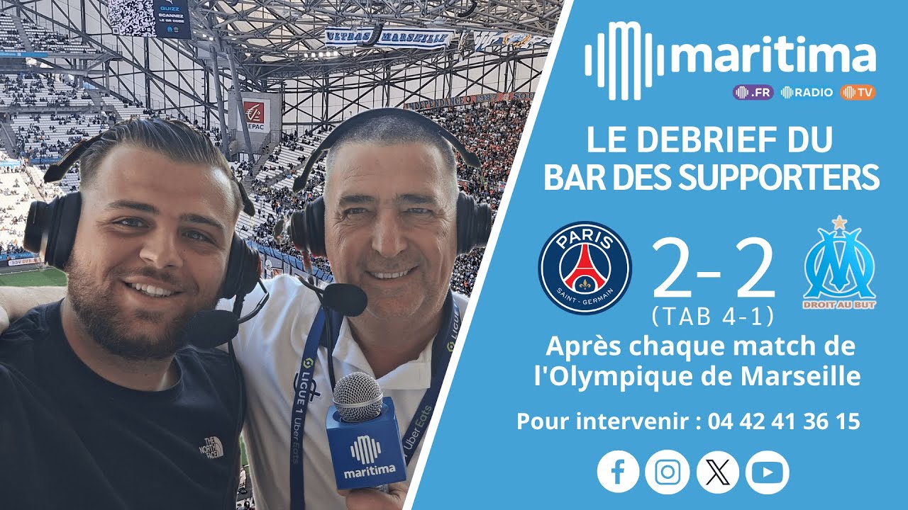 PSG-OM (2-2) : Le debrief du BDS en DIRECT