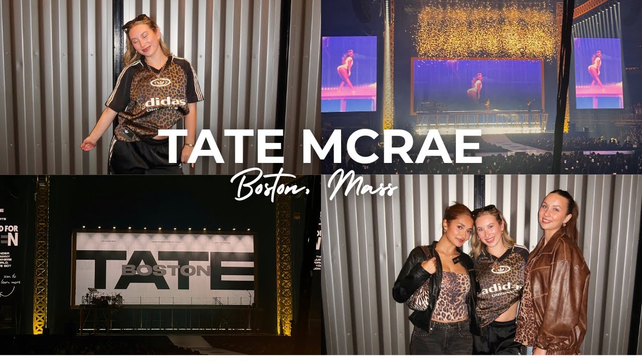 travel with me to BOSTON for TATE MCRAE!!!