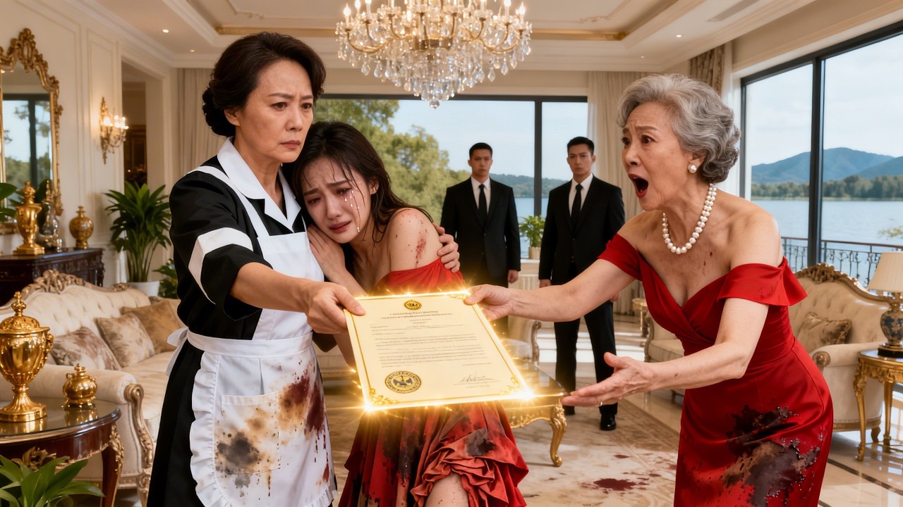 被全城嘲笑的窮酸保潔，竟是隱姓埋名的萬億首富！婆家把女兒當垃圾，她反手甩出百億股權書，讓勢利眼親家當眾破產！#短劇 #逆襲 #爽文 #drama