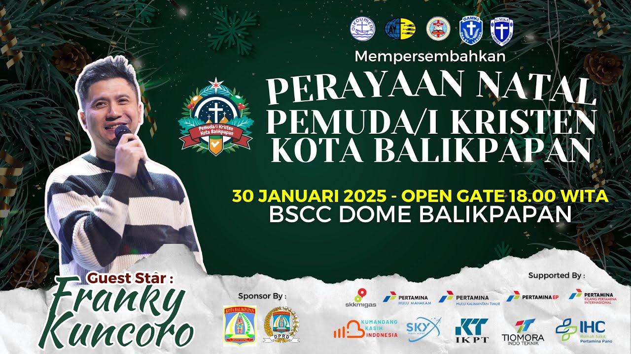 Perayaan Natal Pemuda/i Kristen Kota Balikpapan - 30 Januari 2025