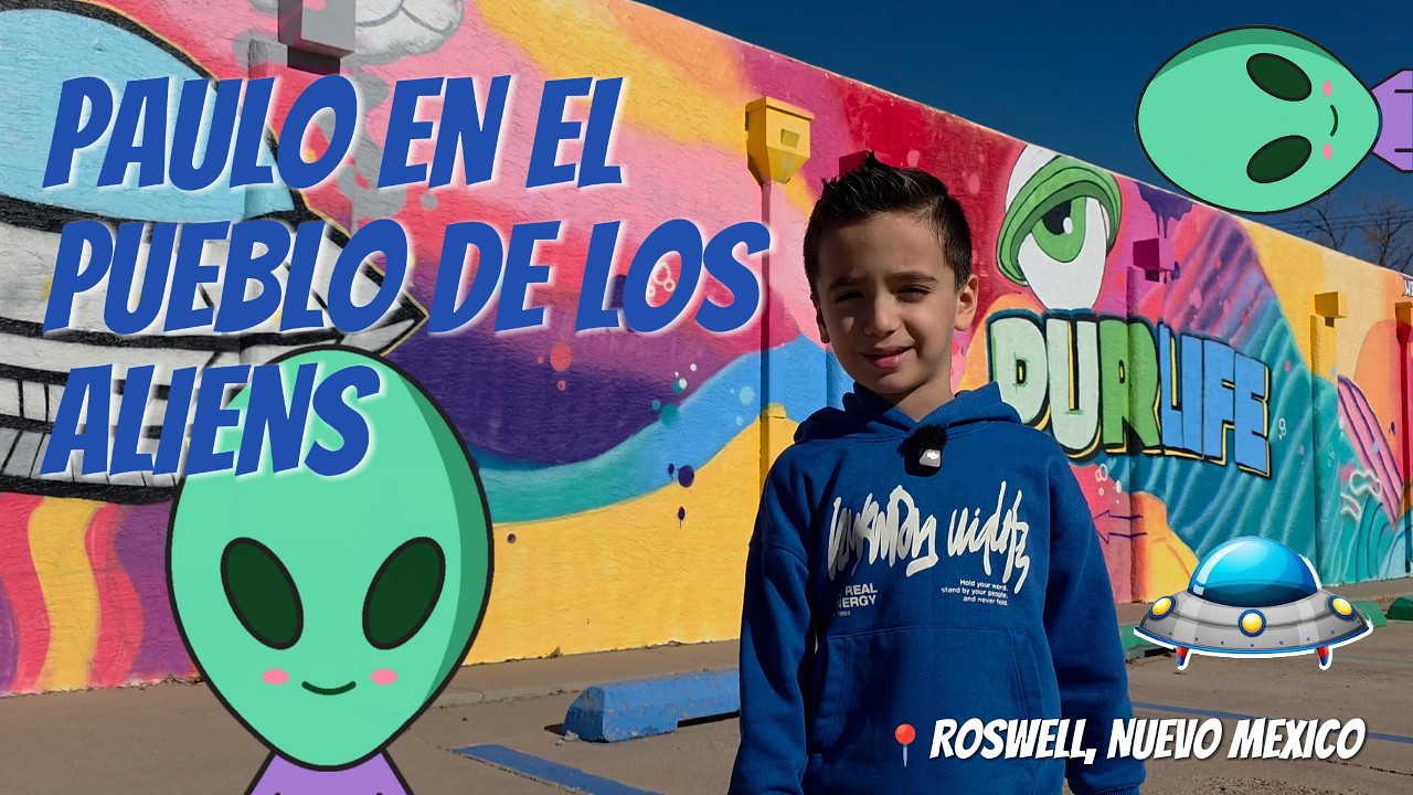¡Paulo en el pueblo de los ALIENS! 👽 ¿Cuántos encontramos? -Roswell, Nuevo Mexico