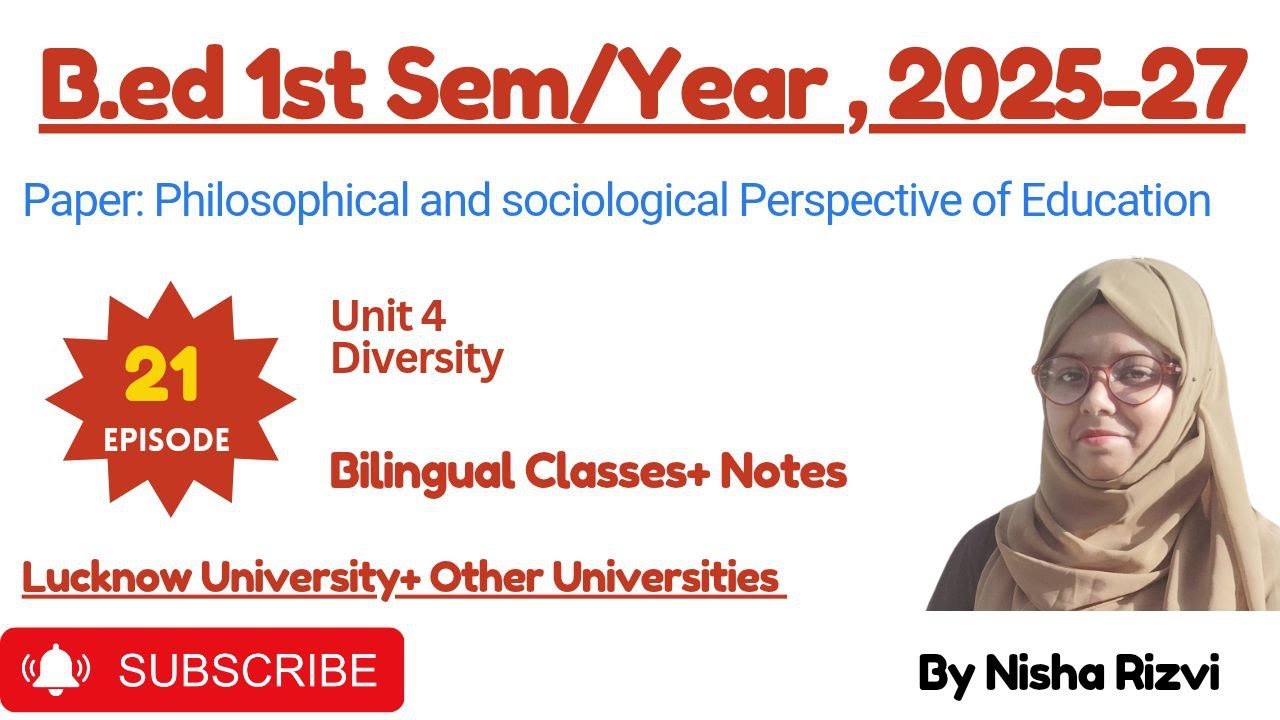 Diversity & Cultural Diversity in India | Unity in Diversity | Equality of Educational Opportunity |