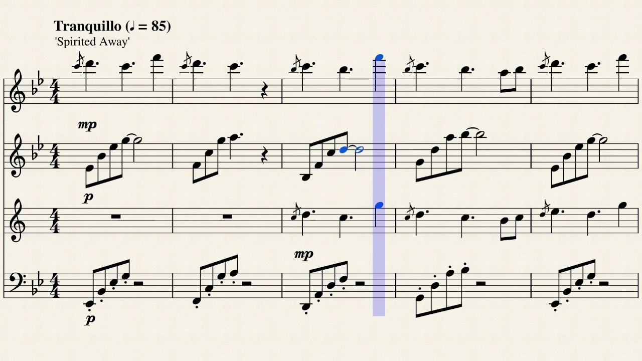 Sounds From Studio Ghibli - Woodwind and Double Reed Quartet
