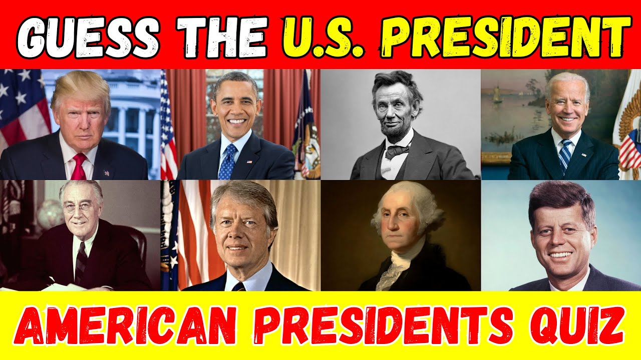 Guess the  U.S. President | American Presidents Quiz