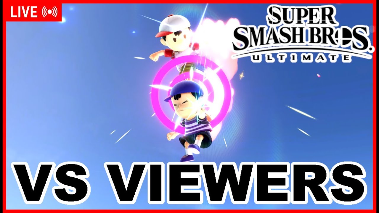 🔴 Super Smash Bros Ultimate - Jogando com os viewers. #10