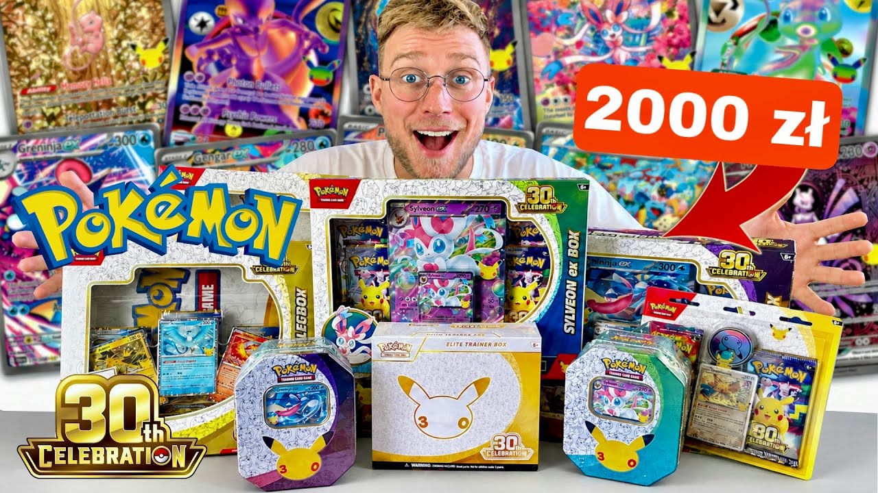 Otwieram *WSZYSTKIE* Karty Pokemon na 30-lecie! 