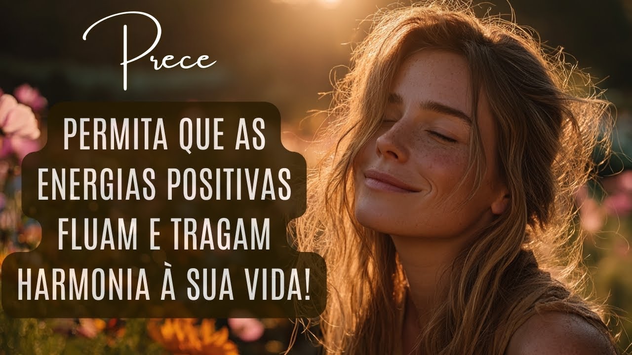 Prece Espírita Energias Positivas. Deixe as energias positivas fluírem e preencha sua vida de paz!