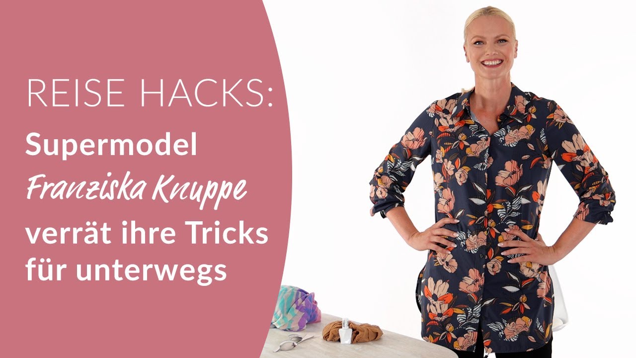 Reise Hacks: Supermodel Franziska Knuppe verr&auml;t ihre Tricks f&uuml;r unterwegs