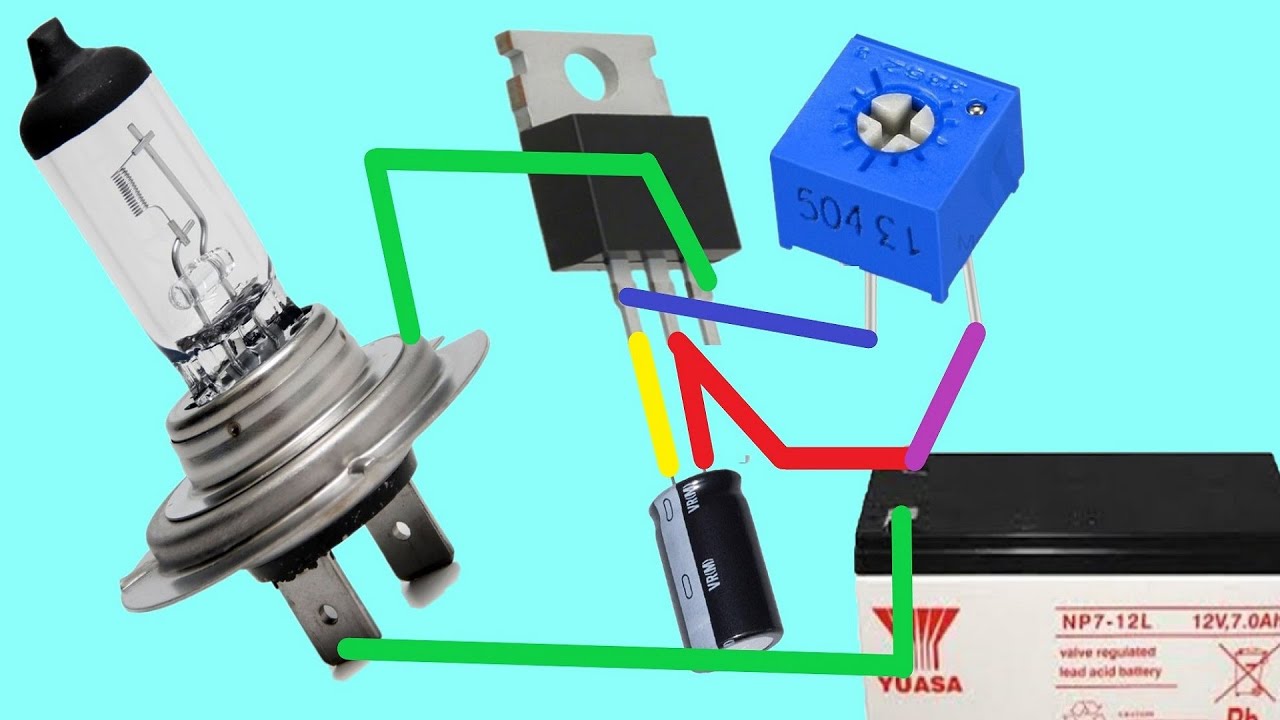 Простая схема мигания Mosfet / с регулировкой по времени / новая крутая идея
