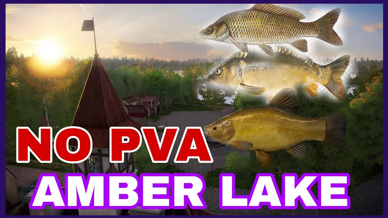 CARP SPOT AMBER LAKE No PVA-Russian Fishing 4 #rf4