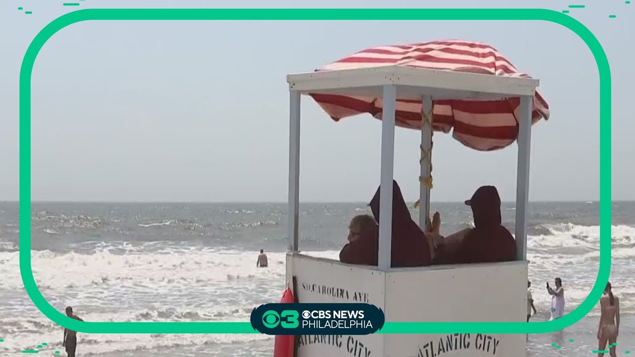 Atlantic City Beach Patrol warns beachgoers to be careful during storm season