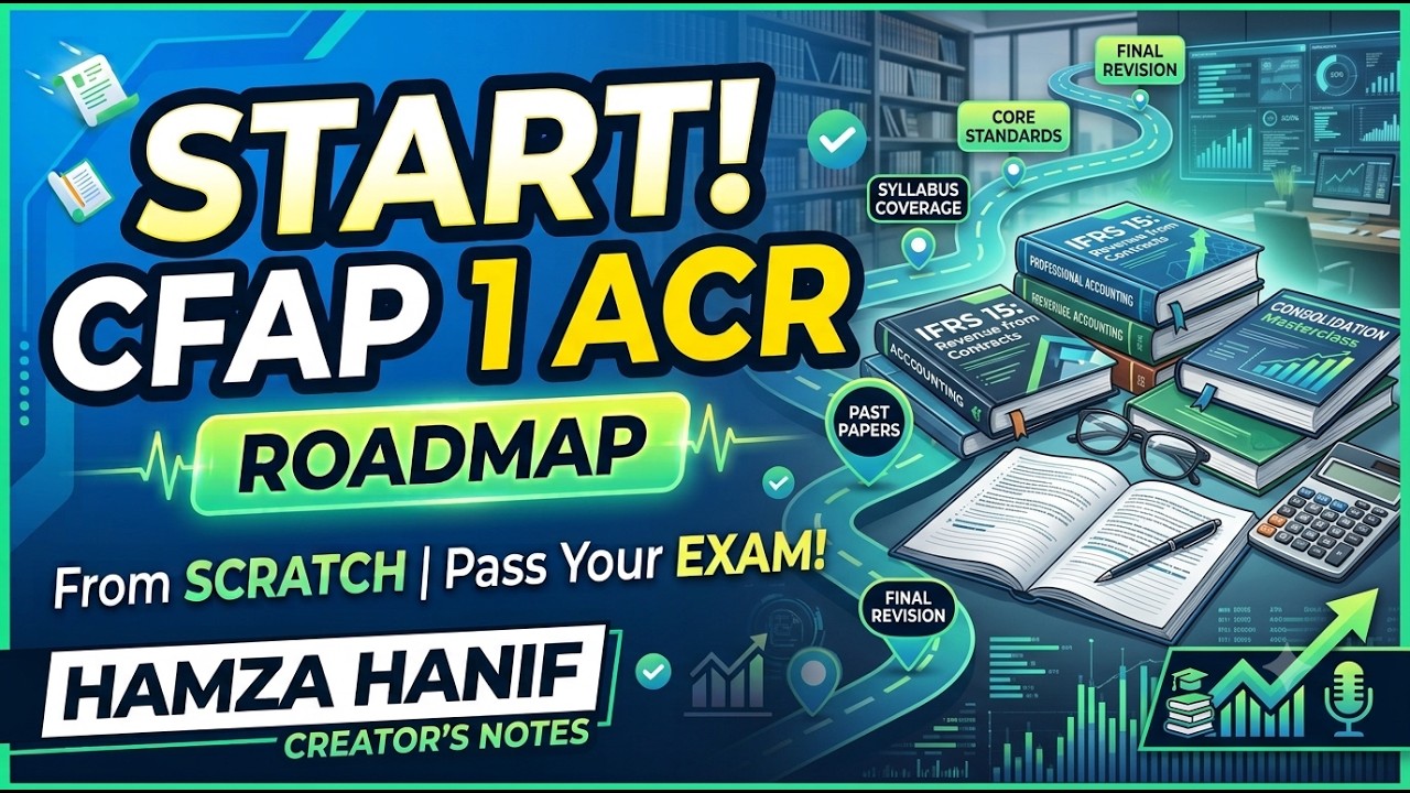 How to Start CFAP 1 ACR from Scratch | Complete Preparation Strategy & Study Plan by Hamza Hanif
