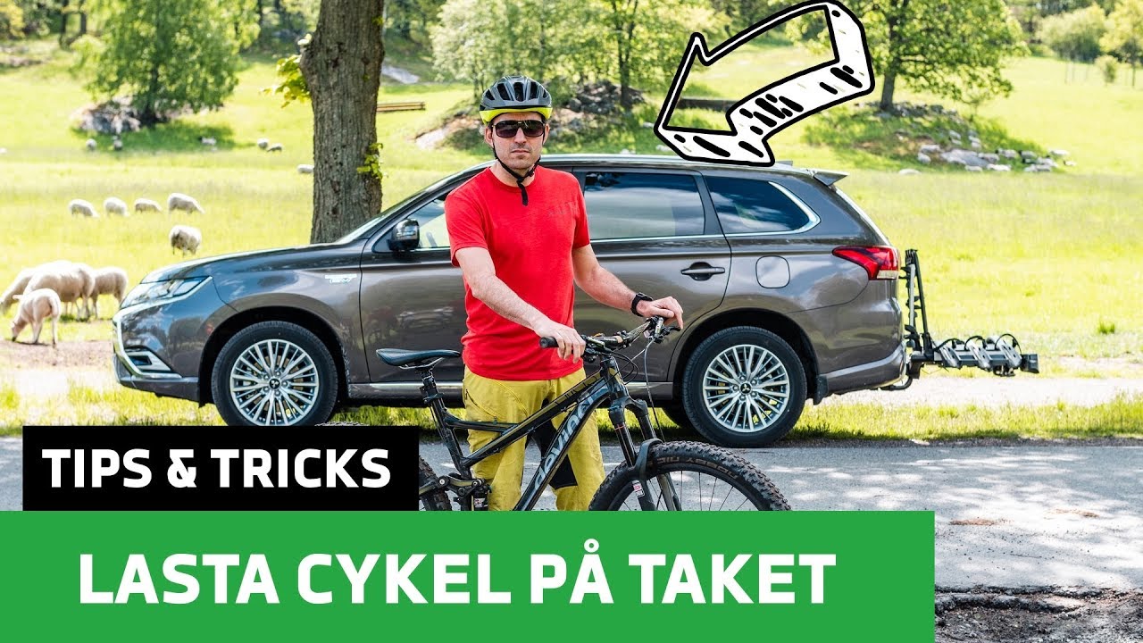 Transportera cykel med bil: Lasta på taket