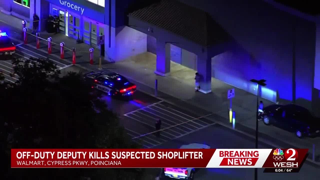 Off-duty deputy shoots, kills suspected shoplifter in Central Florida Walmart; 2 suspects still a...