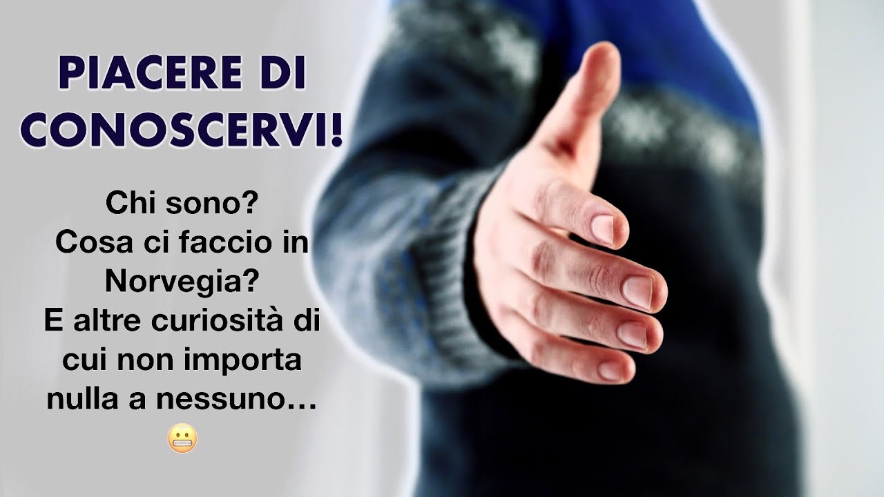 Facciamo le PRESENTAZIONI!