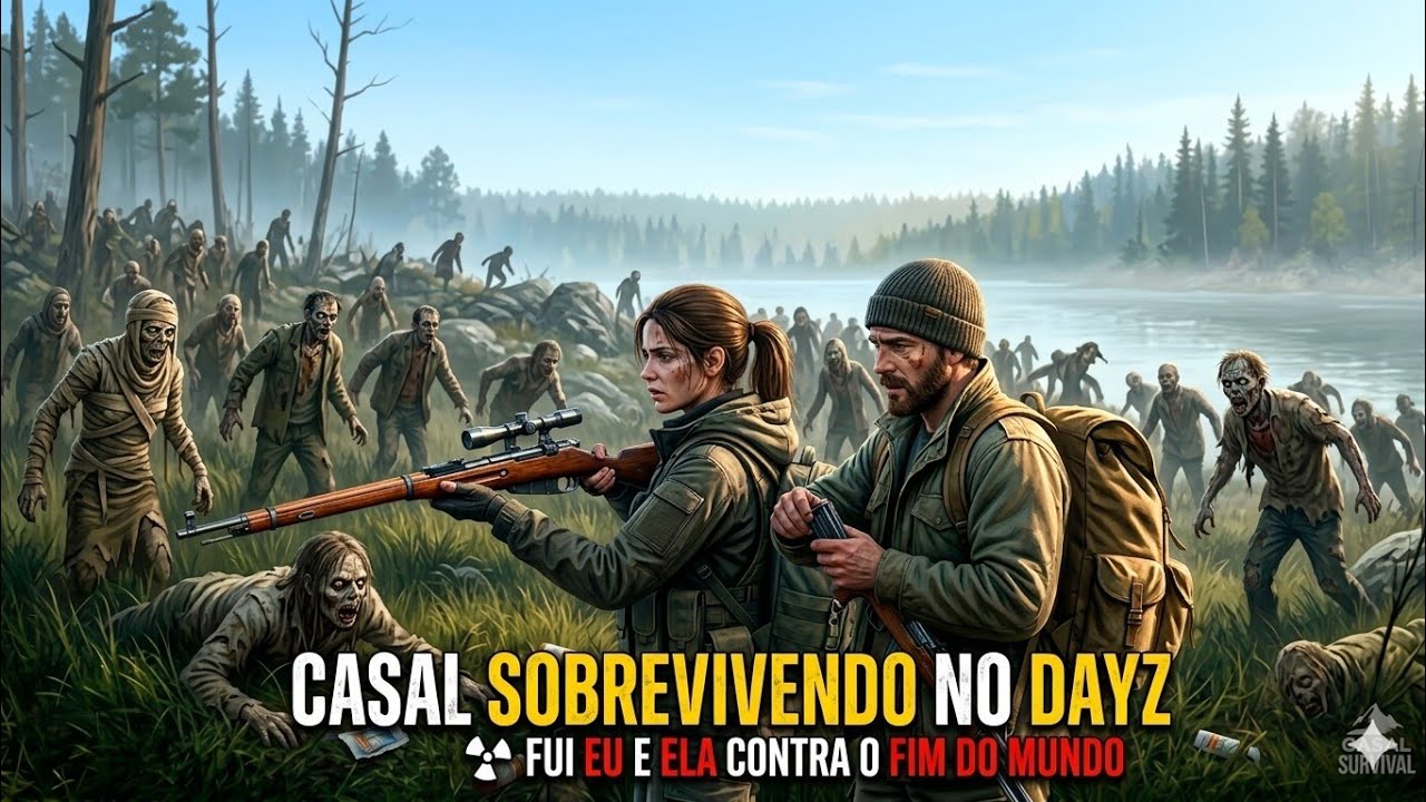 Um casal tentando sobreviver no Dayz!