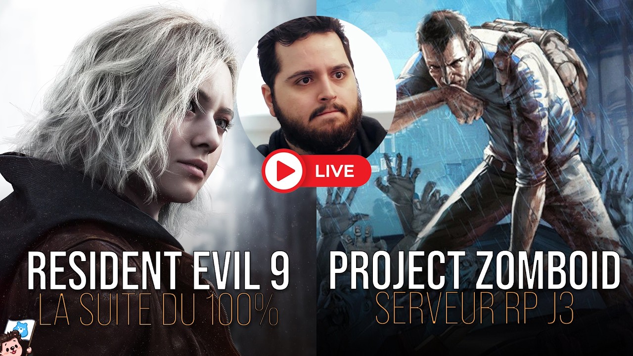 [FR] SPEEDRUN 4H sans armes bonus - RESIDENT EVIL REQUIEM /// Project Zomboid RP - Jour 3
