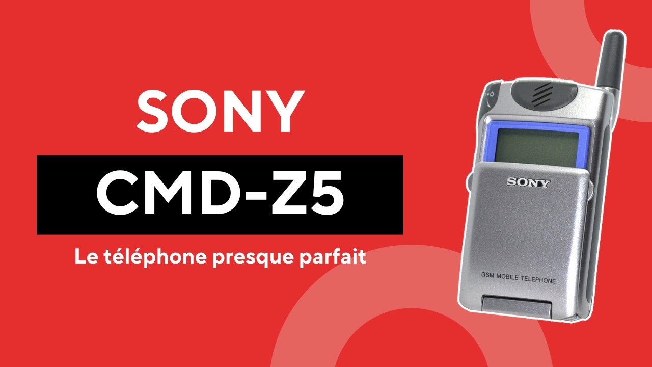 Sony CMD-Z5 : le t&eacute;l&eacute;phone &agrave; molette qui a marqu&eacute; son &eacute;poque ! 🔥📱