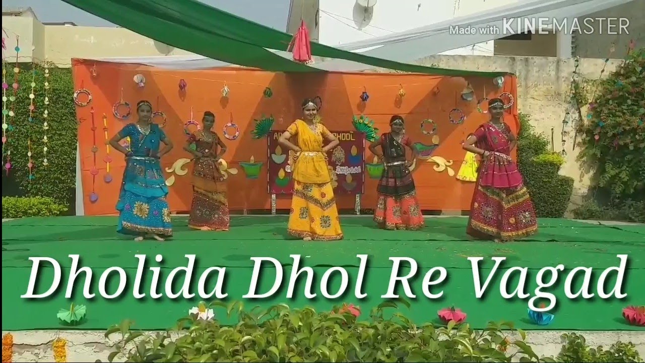 Dandiya dance performance #dholida Dhol Re Vagad #dandiya #garbadance #garba
