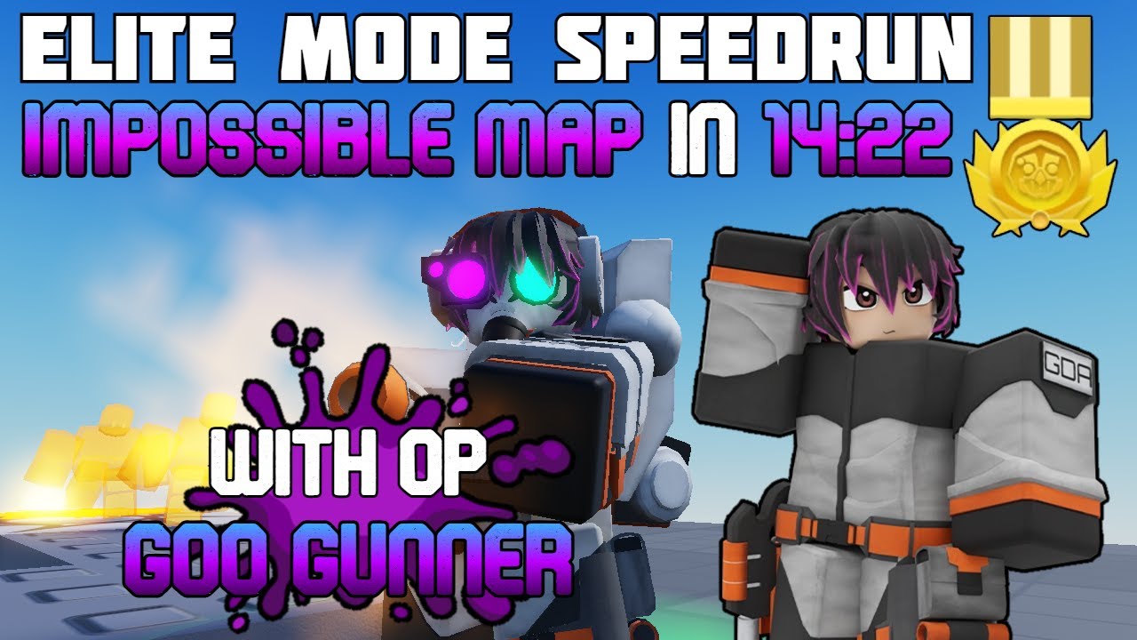 TDX | SOLO Elite Speedrun on Baseplate with OP Goo Gunner