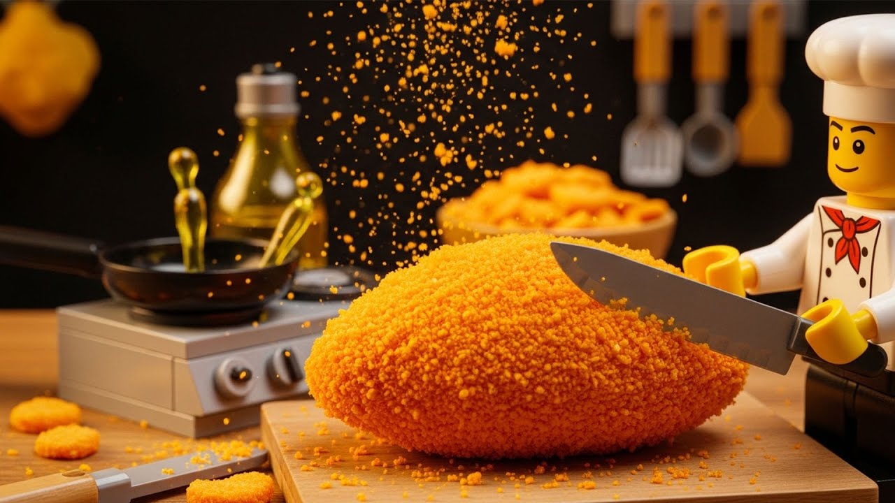 Viral CHEETOS Coxinha 🇧🇷 Made in LEGO | Satisfying Cooking ASMR