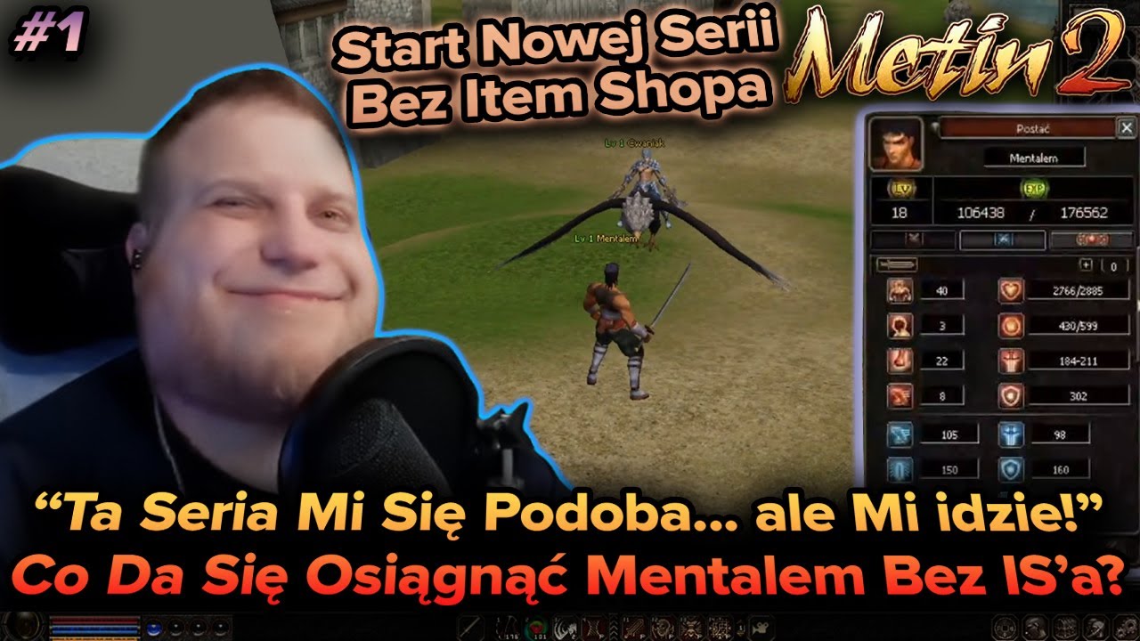 Sabal - Metin2 - Bez ItemShopa - Mentalem od zera - Pierwsze wzloty i upadki - Dzień 1 (Część 1)