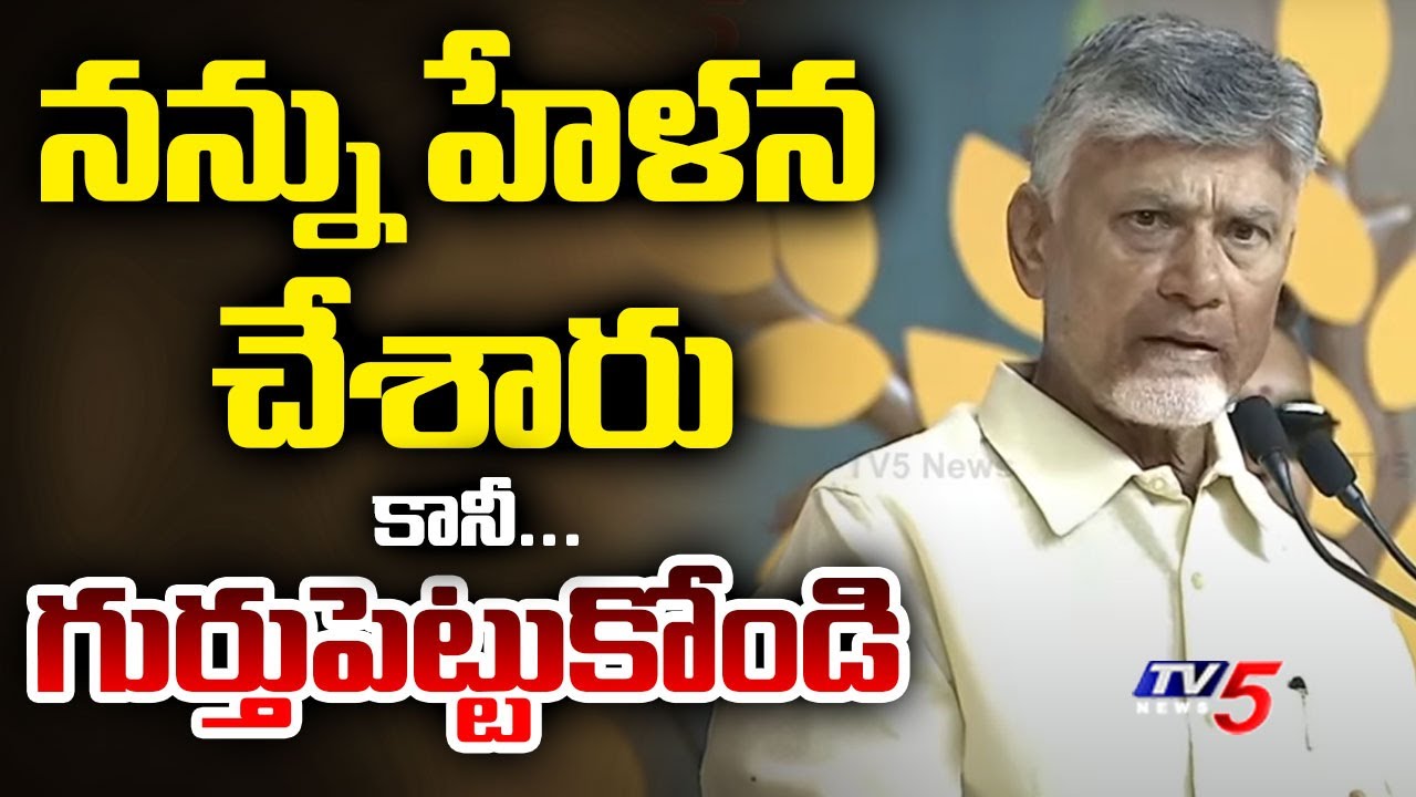 నన్ను హేళన చేశారు...AP CM Chandrababu Naidu About Population Management | TV5 News