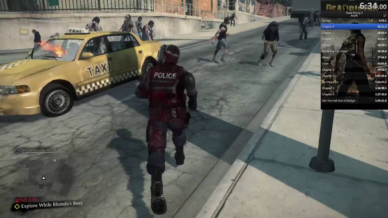 Dead Rising 3 Speedrun Any% - 1:33:17
