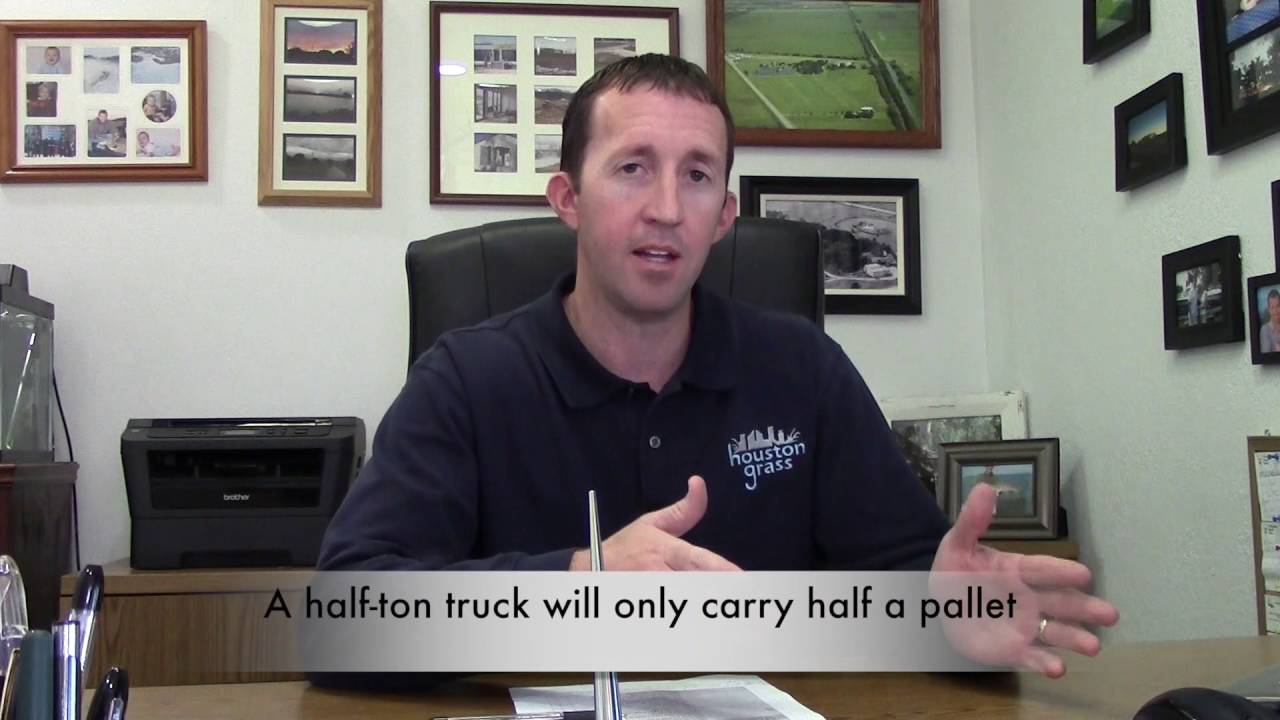 How Much Does a Pallet of Sod Weigh - Houston Grass - Pearland Sugar Land