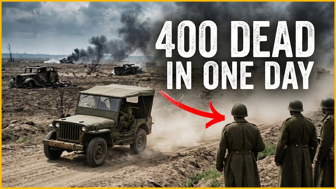 German Officers Ignored This Fast-Moving Jeep! Until 400 Soldiers Vanished in 24 Hours | WW2 History