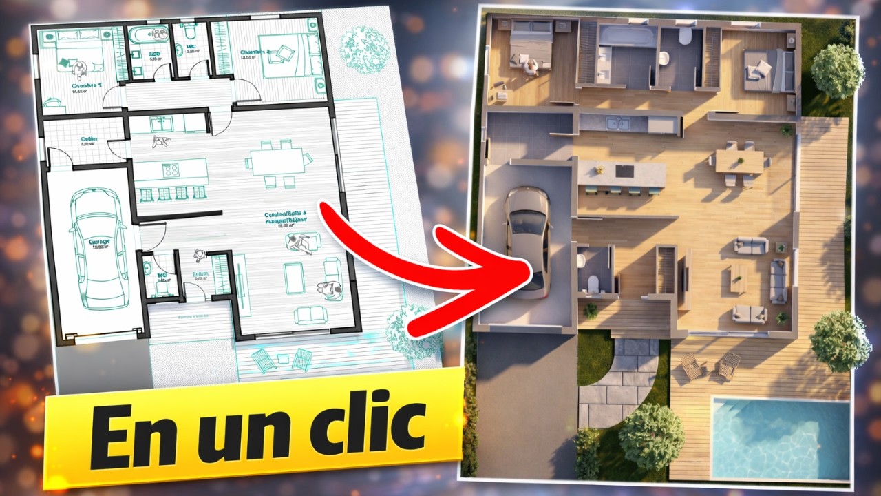 Comment générer un plan 3D plus rapidement avec l’IA en un clic !
