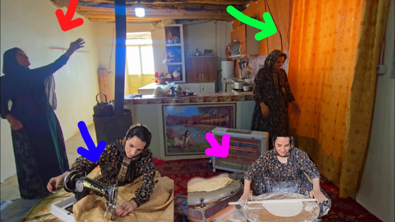 With love for Mother's home: cleaning, baking bread, and the pure moments of life
