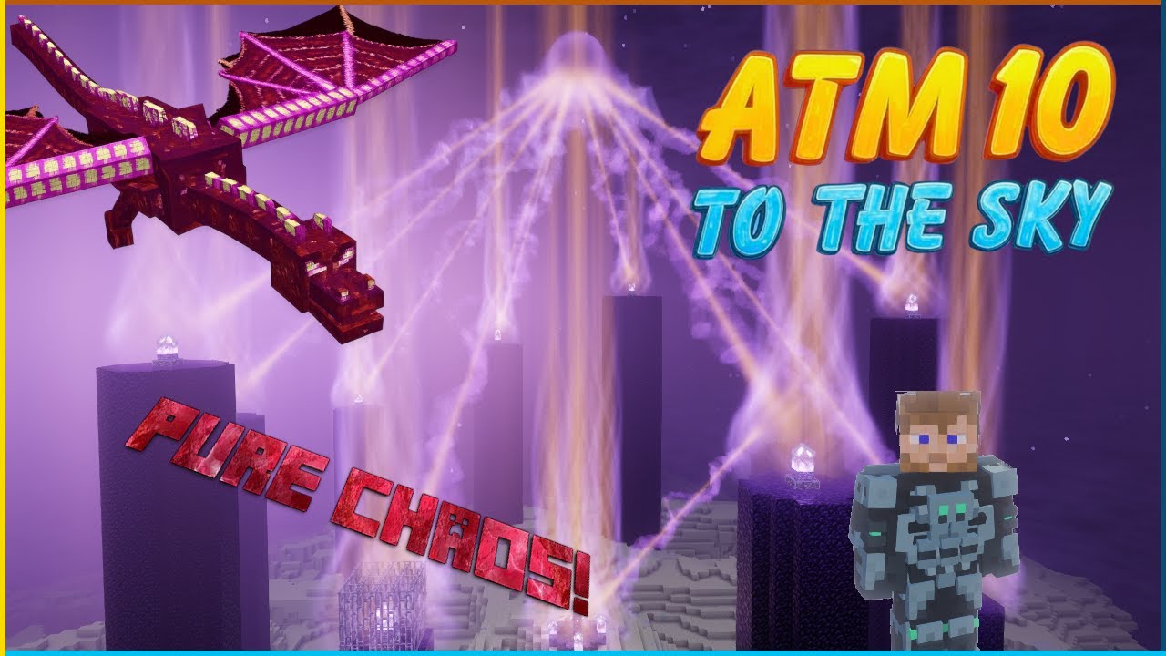 ATM10 To The Sky - Ep 20 - First Try Chaos Guardian! Draconic Evolution!