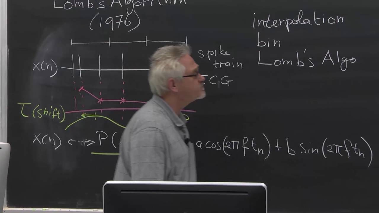 Lecture 6B:The Power Spectrum, Lomb's Algorithm and Multi-Taper Estimate, Dr. Wim van Drongelen