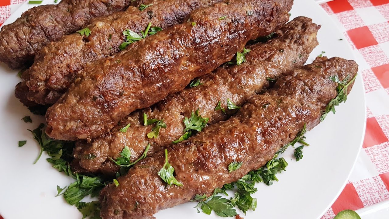 كفتة الحاتى وريش ضانى مشوية على الفحم