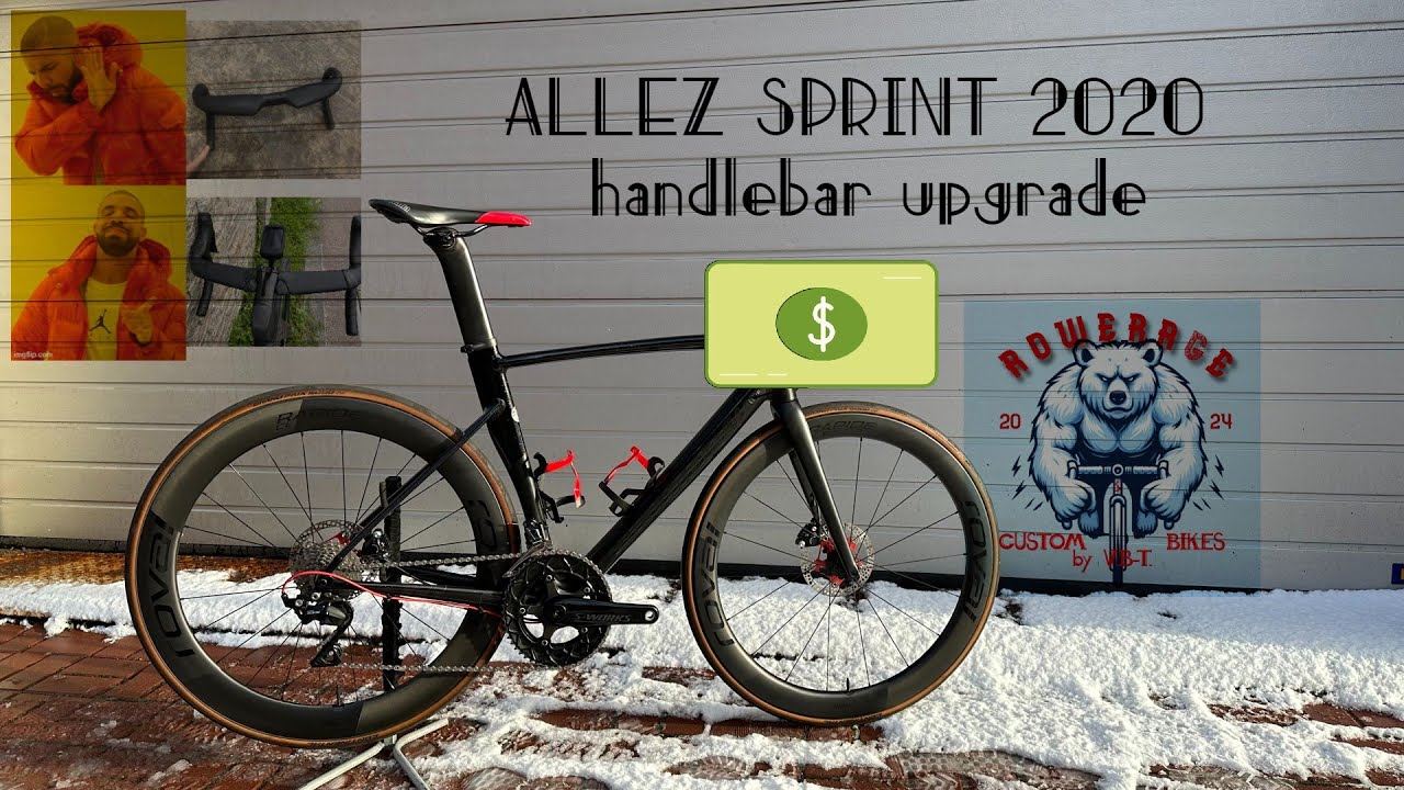 SPECIALIZED ALLEZ SPRINT 2020 SAGAN EDITION UPGRADE, ROVAL RAPIDE HANDLEBARS AND SL7 STEM