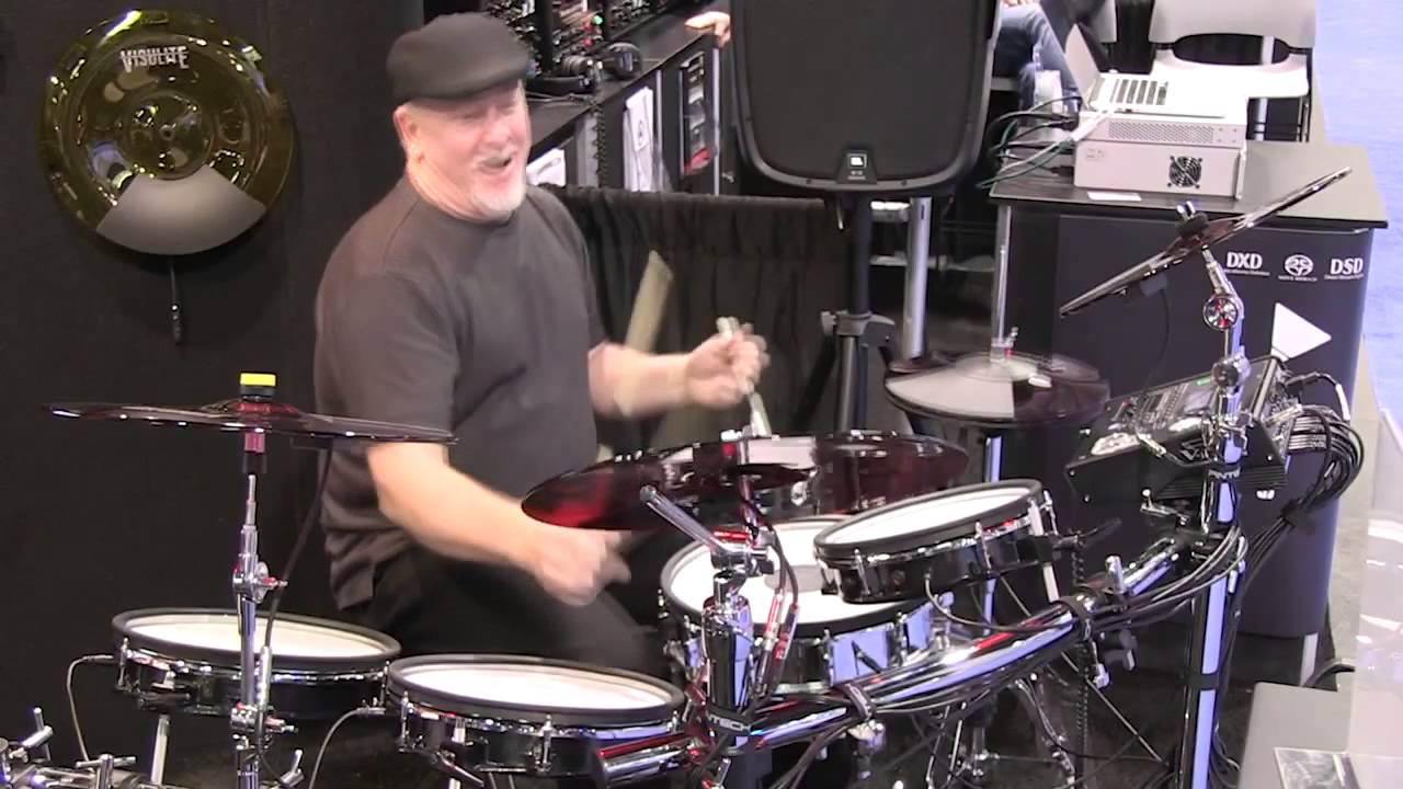 Pintech Drums Live Demo - Visulite Cymbals