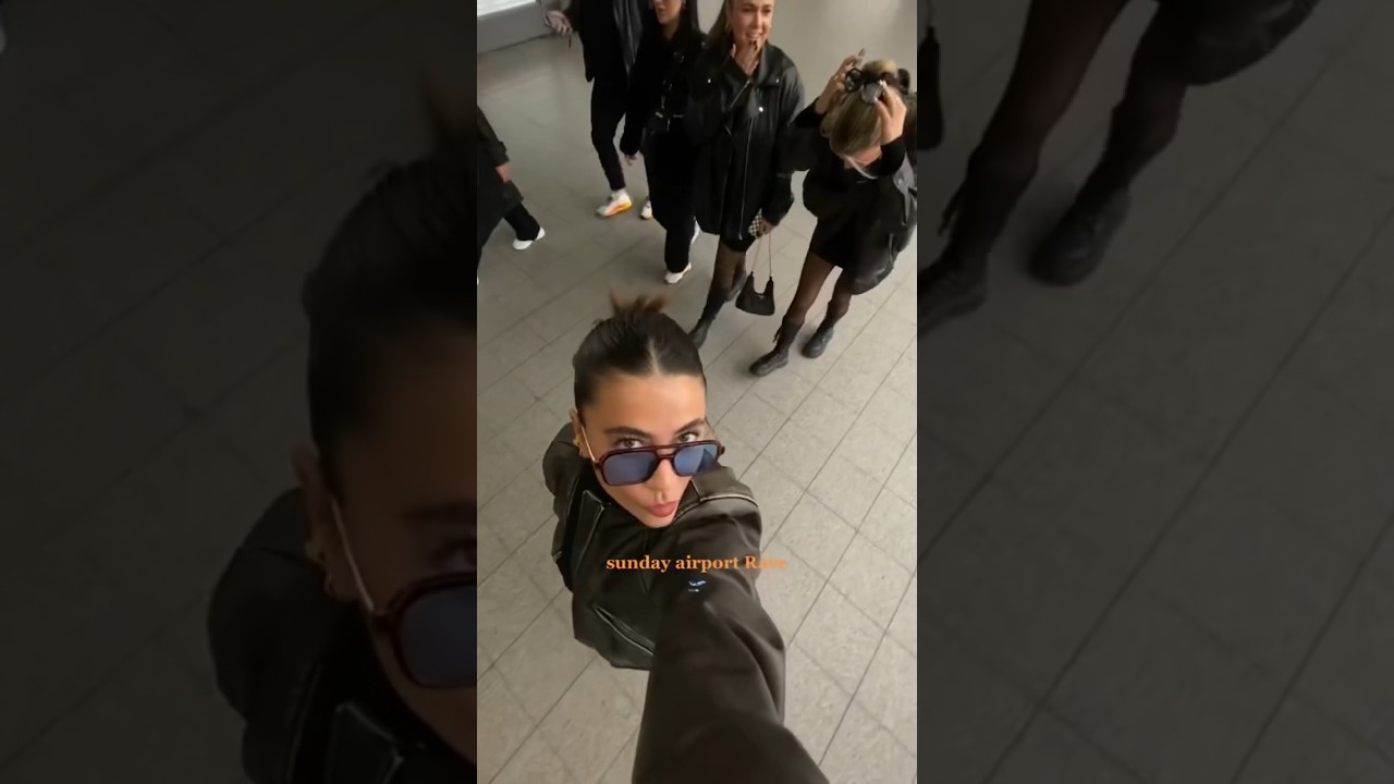 Airport Rave 😎✈️ #viral #shorts #dj #rave #techno #airport