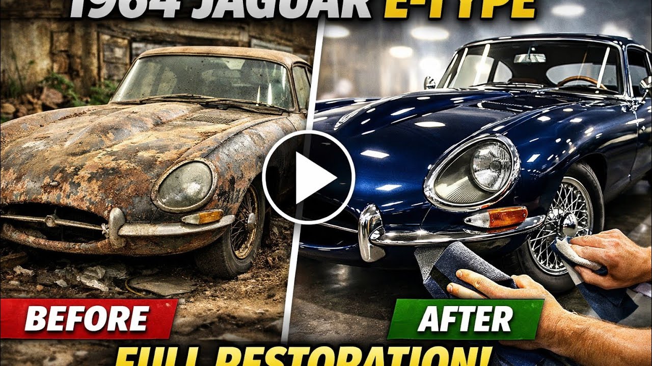 Full Rebuild of Midnight Blue 1964 Jaguar E-Type Series 1 – Abandoned to Showroom Perfection