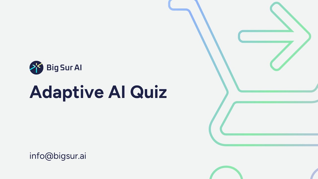 Adaptive AI Quiz - Build purchase confidence and drive higher conversions