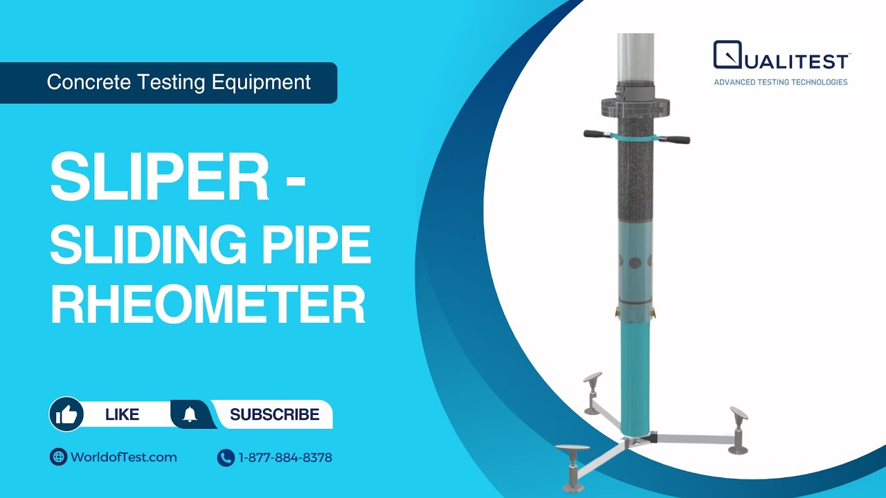 SLIPER - Sliding Pipe Rheometer for Fresh Concrete | WorldofTest.com